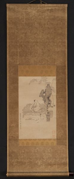 Chinese watercolor scroll att  173b8f