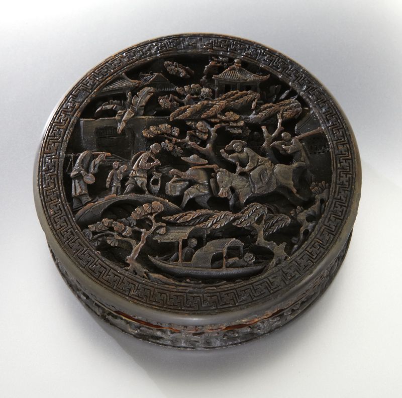 (3) Chinese Qing export carved