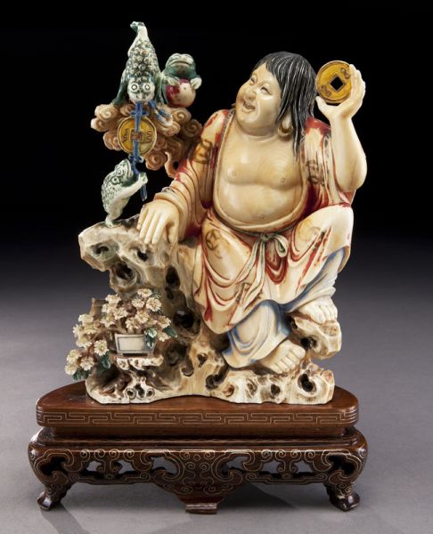 Chinese carved polychrome ivory 173c2d