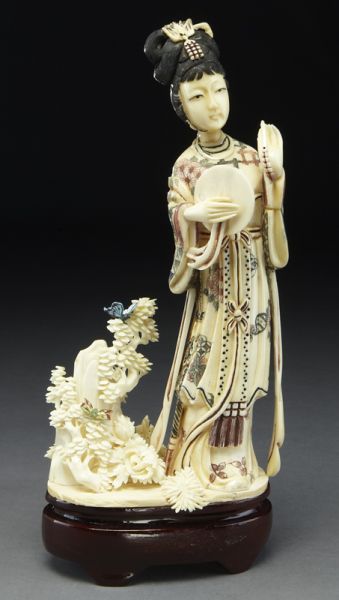 Japanese polychrome ivory figure(International