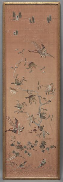 Chinese Qing framed embroidery 173c59