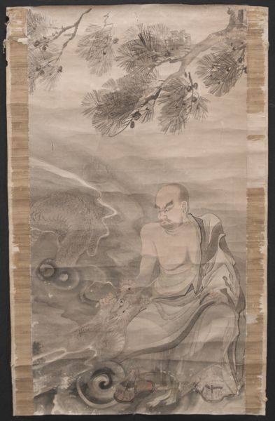 Chinese Qing watercolor paintingdepicting 173c60