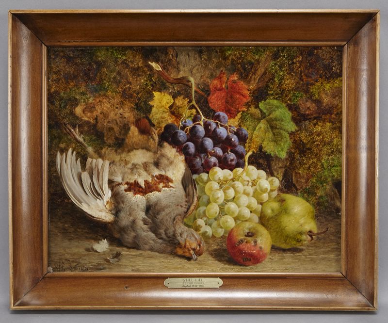 William Hughes ''Still Life'' oil