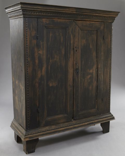 American primitive pine armoire