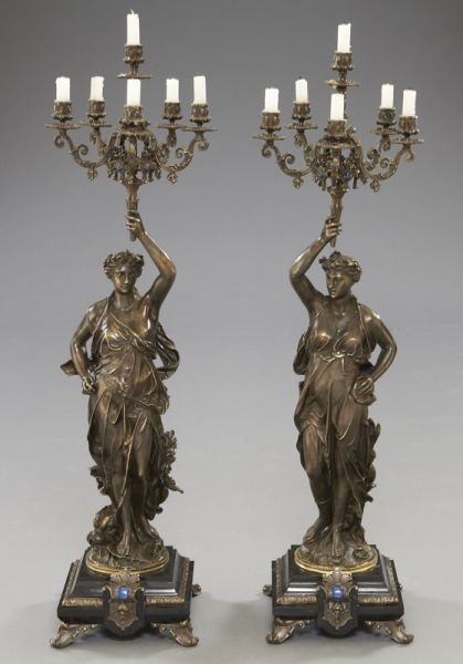 Pr Bronze candelabra after Jean Louis 173c85