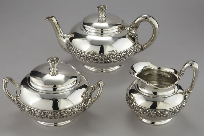 3pc. Tiffany and Co. pattern 1982 sterling