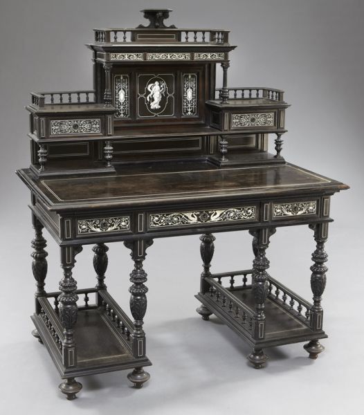 Italian ebonized wood and inlaid 173ca8