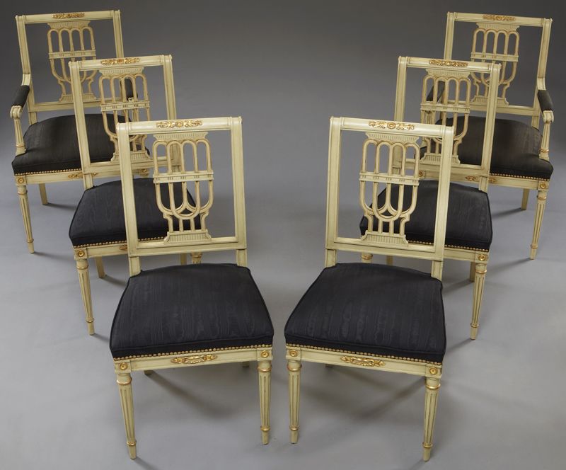  6 Jansen Empire style chairs 173cbf