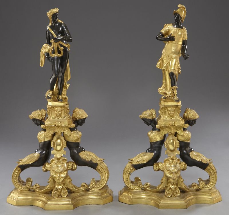 Pr. Napoleon III parcel gilt bronze