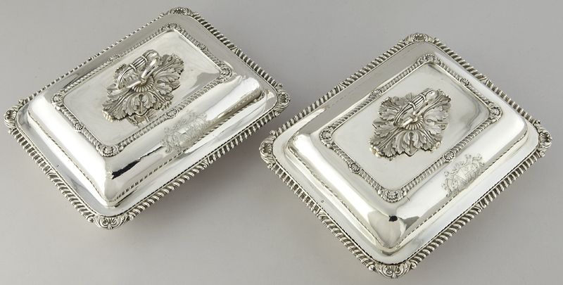 Pr George III silver covered entree 173cd6