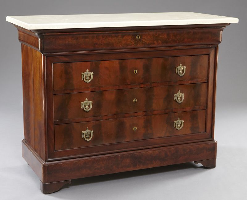 Louis Philippe style mahogany marble 173cdf