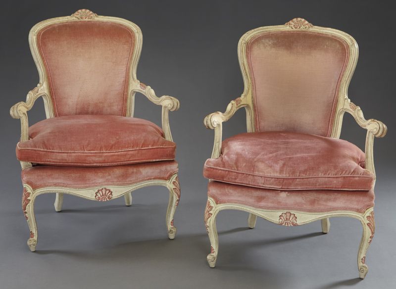 Pr Louis XV carved and painted 173d1b