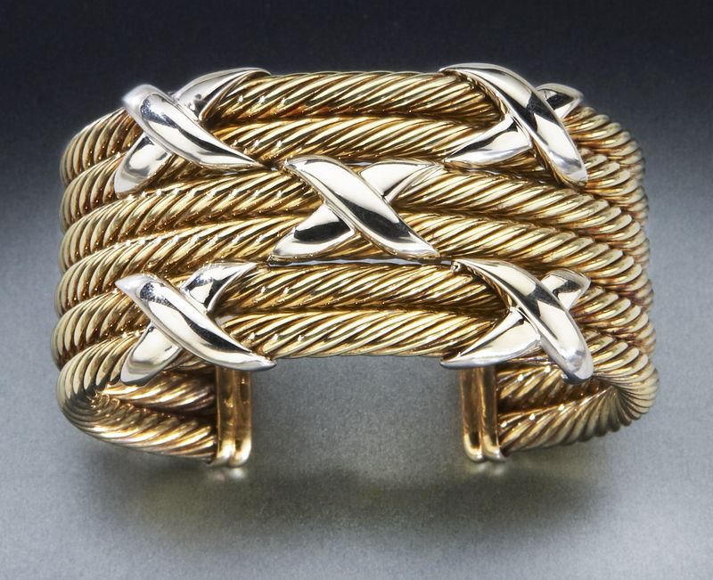 David Yurman 14K gold cable bracelet 173d35
