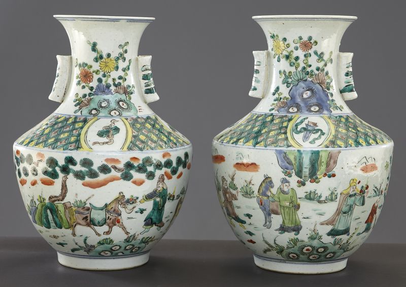 Pr. Chinese famille verte porcelain