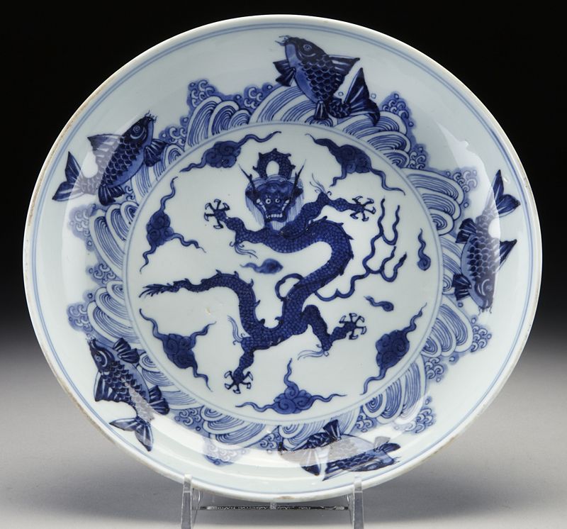 Chinese Qing Kangxi blue and white 173e5c