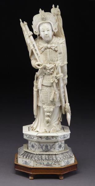 Chinese carved ivory figure(International