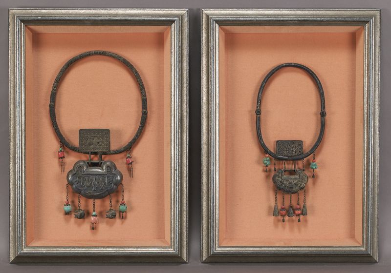 Pr. Chinese Qing ceremonial necklaces