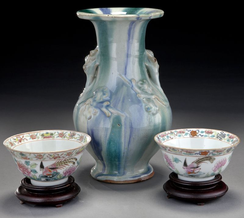 3 Pcs Chinese porcelain ware including 1  173f76