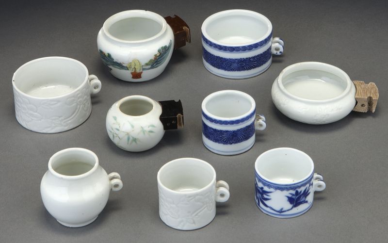  9 Chinese Qing porcelain bird 173f77