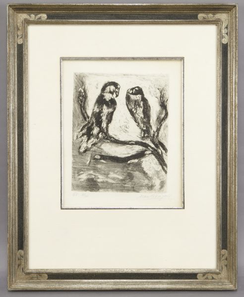 Marc Chagall etching The Eagle 173f7d