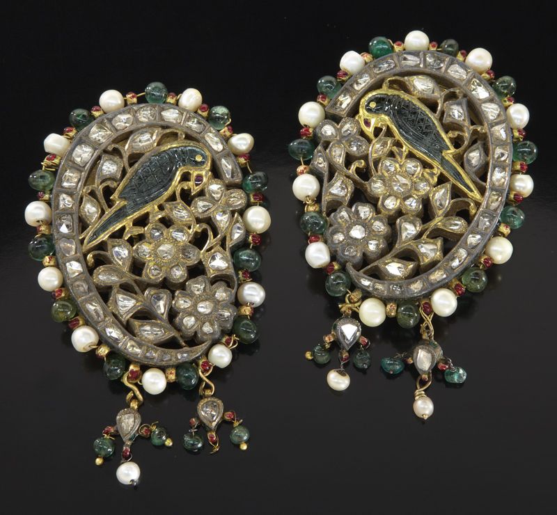 Pr Mughal style gem set enameled 173fab