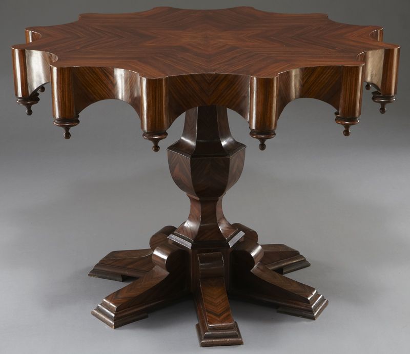Italian rosewood center table the