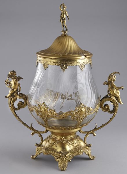 Continental gilt metal and etched 173faf