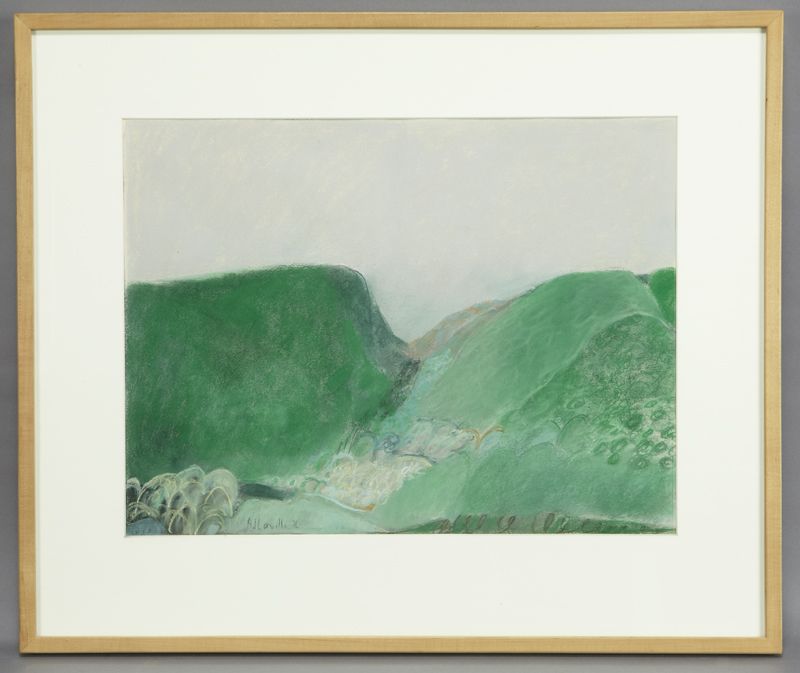 Joy Laville ''Green Hills'' pastel