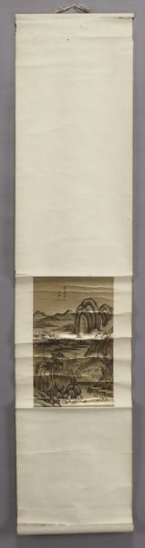 Chinese watercolor scroll by Yao