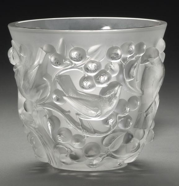 R Lalique Avallon clear frosted 174091