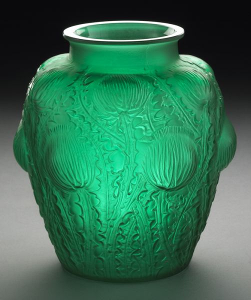 R. Lalique ''Domremy'' vivid green