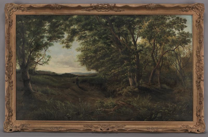 English School oil painting on 1740fa