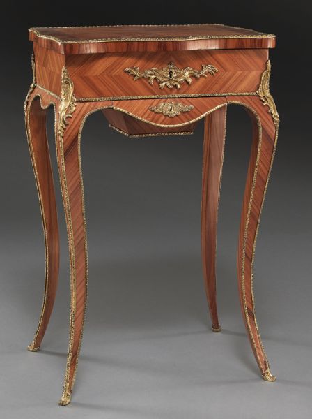 Louis XV style ormolu mounted sewing