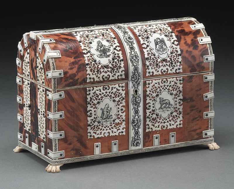 Anglo-Indian ivory and tortoise