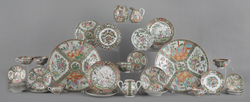 Collection of Chinese export famille 17684c