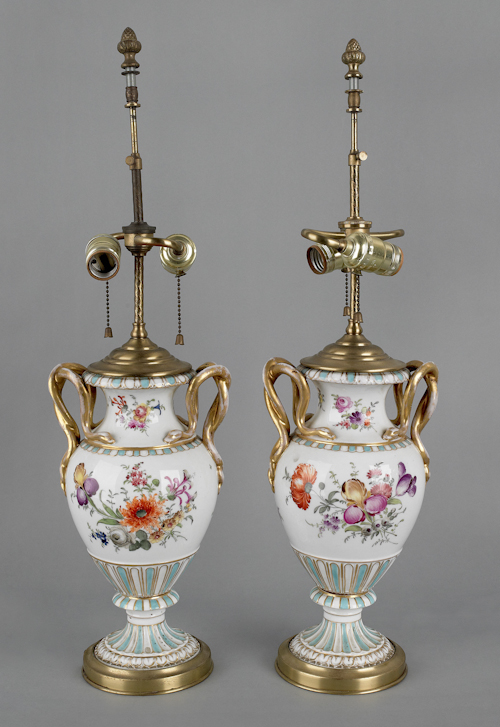 Pair of Meissen type porcelain 176846