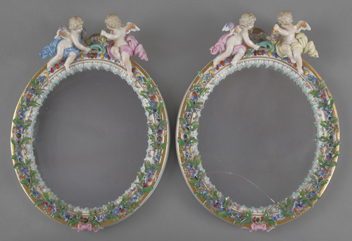 Pair of Meissen porcelain dressing 176863