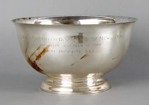Gorham sterling silver trophy bowl 17689b