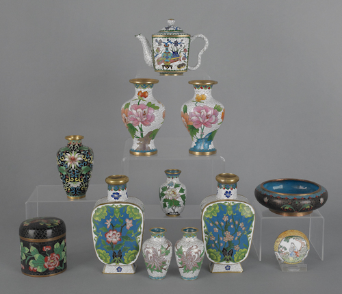 Collection of Chinese cloisonn  1768f0