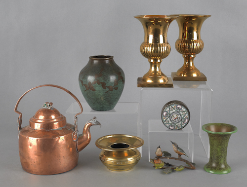 Miscellaneous metalware to include a