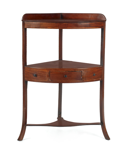 Georgian mahogany corner washstand 176981