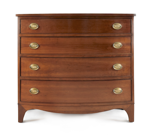 Stickley cherry bowfront chest 1769a1