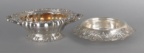 Two sterling silver bowls retailed by
