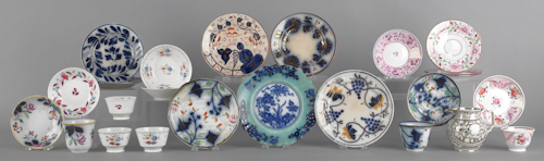 Group of luster and Gaudy Welsh tablewares.