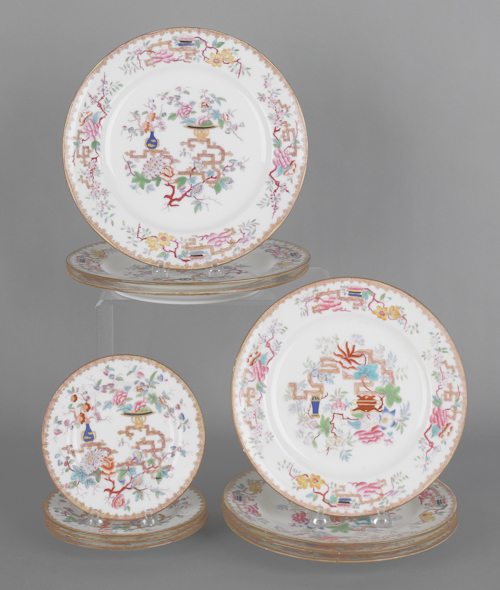 Eleven Minton s Chinoiserie pattern 1769b7