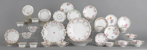 Large collection of Limoges porcelain.
