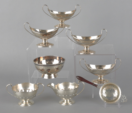 Collection of English silver tablewares 1769ea