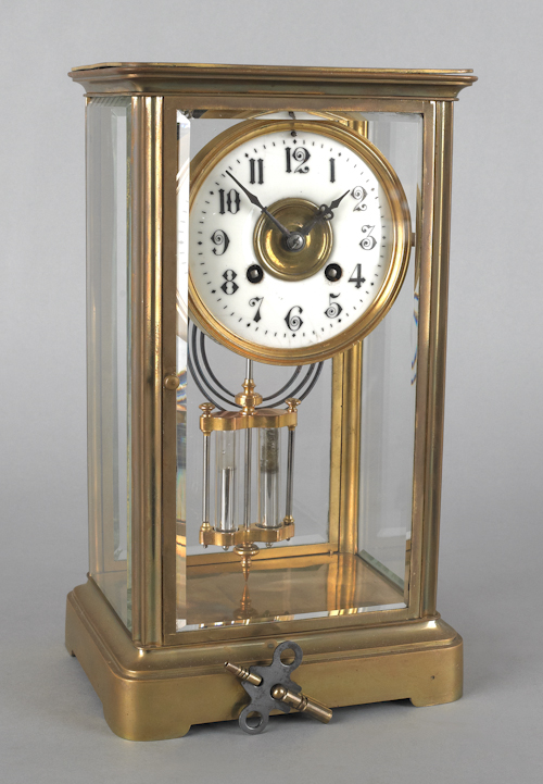 French crystal regulator clock