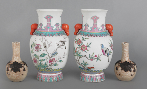 Pair of Chinese famille rose porcelain 176a24