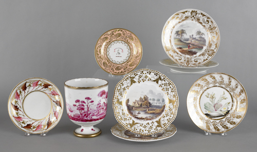 Collection of early English porcelain